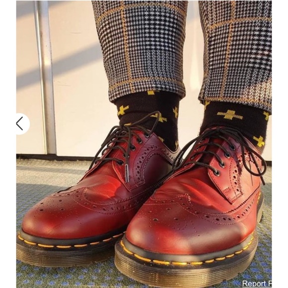 oxblood brogues dr martens